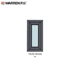 18x36 Casement Aluminium Triple Glass Black Small Window Near Me