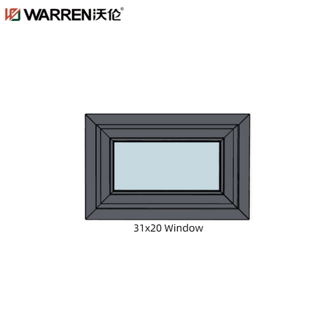Warren 31x20 Basement Aluminium Triple Glass Brown Triple Pane Window House
