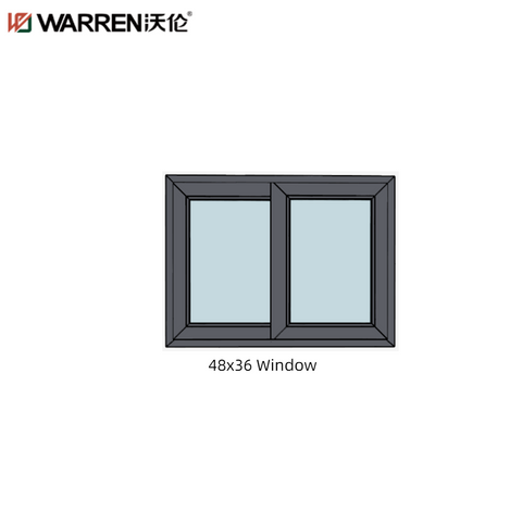 48x36 Window Aluminum Hurricane Impact Windows Casement Windows Soundproof