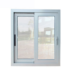 100mm frame aluminium frame tempered glass window lowe double glass sliding windows doors for sale with AS2047 on China WDMA