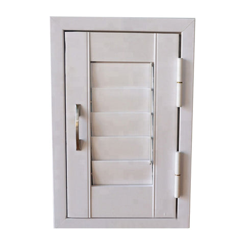 2016 New Design PVC UPVC Casement Window with louver shutter jalousie blinds for sale on China WDMA