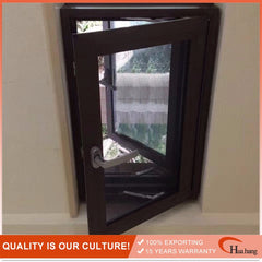 2023 Hot Sale French Aluminum Double Glazed Casement Window With Built In Blinds