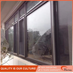 2023 Hot Sale French Aluminum Double Glazed Casement Window With Built In Blinds