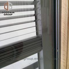 2019 hot sale wood window awning composite windows with built in shades on China WDMA