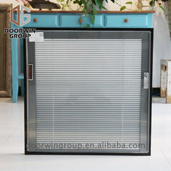 2019 hot sale wood window awning composite windows with built in shades on China WDMA