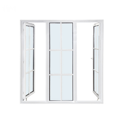 2019 new modern house aluminium windows type of grill french window design casement window on China WDMA