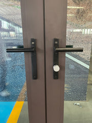 WDMA 4ft sliding patio doors Aluminium French door