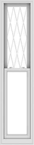 WDMA 20x84 (19.5 x 83.5 inch)  Aluminum Single Double Hung Window with Diamond Grids