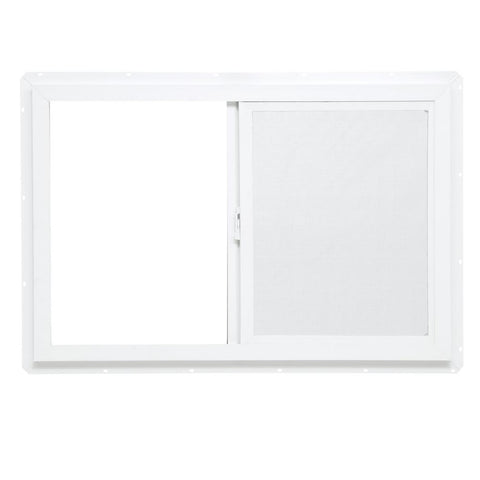 36x24 35.5x23.5 Slider Window Vinyl White Dual Pane Insulated Glass and Screen