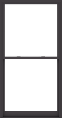 WDMA 54x102 (53.5 x 101.5 inch)  Aluminum Single Hung Double Hung Window without Grids-3