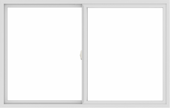 WDMA 66x42 (65.5 x 41.5 inch) Vinyl uPVC White Slide Window without Grids Interior