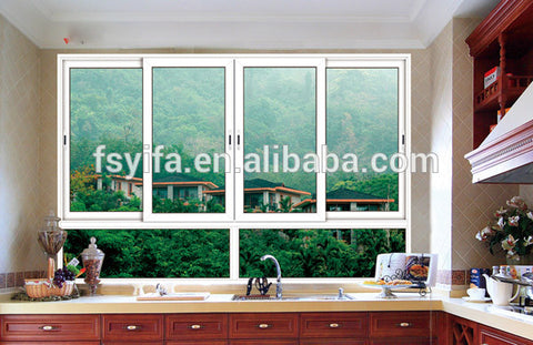 96x48 specification of slide reflected glass aluminum sliding windows for ghana on China WDMA