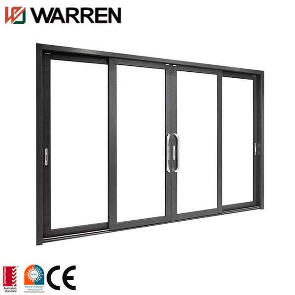 New glass sliding door system manual slide door aluminum glass sliding door system