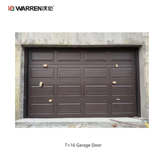 Warren 7x16 Garage Door Window Glass Black Double Garage Door