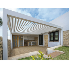 Warren 10x20 louvered roof pergola with patio aluminum canopy