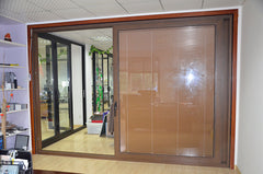 AU & NZ standards aluminium lift and sliding doors with blinds inside on China WDMA