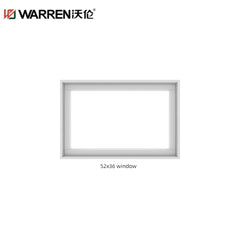 54x48 Window White Flush Casement Windows Triple Pane Casement Windows
