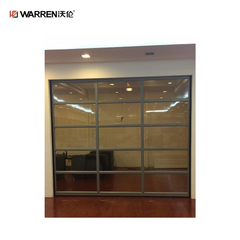 Warren 8x8 Exterior Garage Door With Window Black Garage Side Door