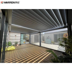 Warren 12x14 pergola with roof louvered patio aluminum waterproof