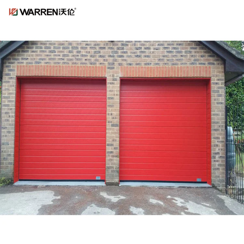 Warren 7x8 Aluminium Garage Doors With Glass Garage Doors for Patio