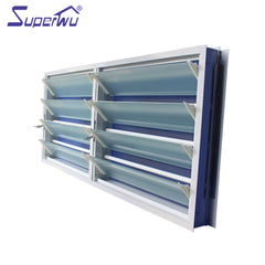 Aluminium AU & NZ standard heat protection bathroom jalousie windows on China WDMA