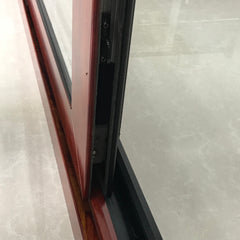 Aluminium Double Glazing World-top Hardware Hinged Window/Casement Window on China WDMA