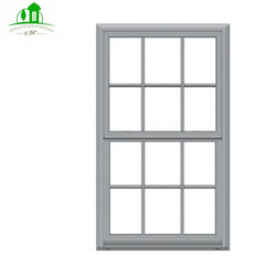 Aluminium/PVC Frame Double Hung Window on China WDMA