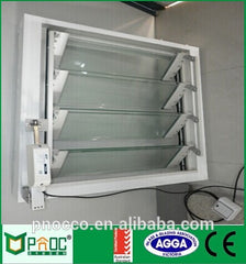 Aluminium Window Louver With Glass With Cheap Price PNOC006GLW on China WDMA