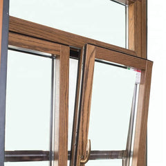 Aluminium Wood Soundproof Double or Fixed Glass Commercial Windows on China WDMA