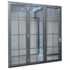 Aluminium folding exterior glass doors on China WDMA