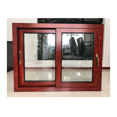 Aluminium frame waterproof soundproof sliding 4 panel side fix glass sash window australia on China WDMA