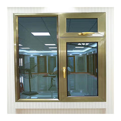Aluminium glass casement windows based on anti-scratch italian skin feel wood grain color india villa windows on China WDMA