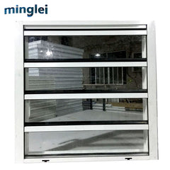 Aluminium shutter windows price louver window for sale on China WDMA