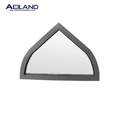 Aluminium thin frame triangle glass window sample company on China WDMA