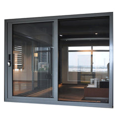 Aluminium windows and doors aluminium double glass sliding window on China WDMA