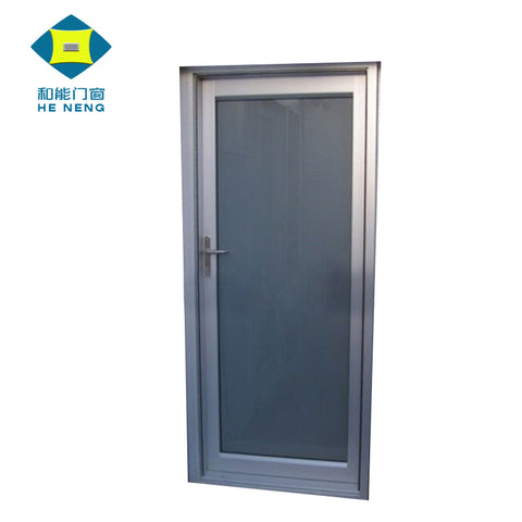 Aluminum Double Glass Casement Screen Door on China WDMA