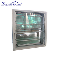 Aluminum frame glass blade louvre window price of glass jalousie on China WDMA