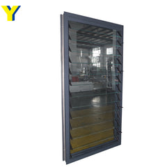 Aluminum glass louver frame exterior acoustic louver windows for sale on China WDMA