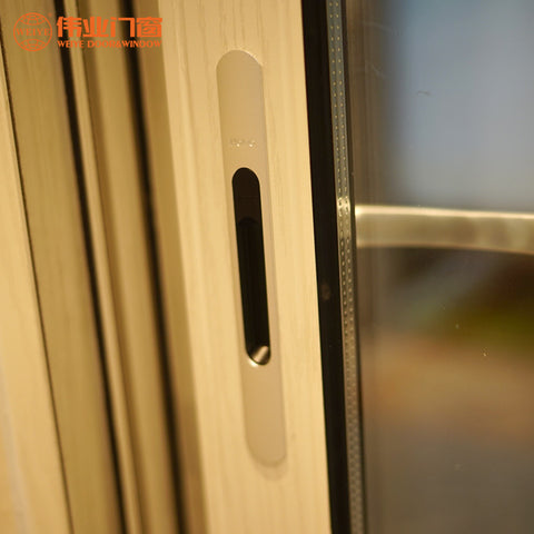 Aluminum professional horizontal open style sliding fluorocarbon window door on China WDMA