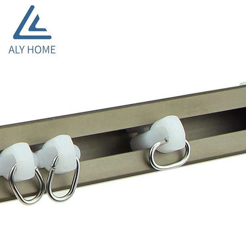 Aluminum sliding window track ,curtain iron rail ,curtain track with pulley system on China WDMA