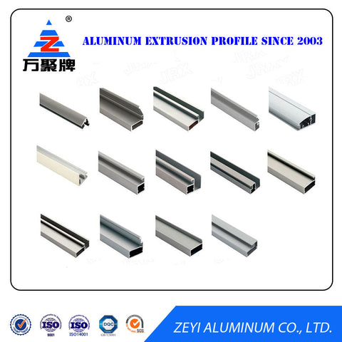 Aluminum window frame 6063 extrusion for glass on China WDMA