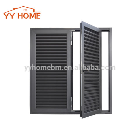 Australia Standard AS2047 Exterior Durable Storm-proof Aluminium jalousie Doors Made in China on China WDMA