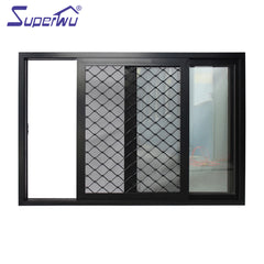 Australian Standard design window security grills sliding window doors on China WDMA