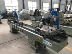 Automatic Double Head Aluminum Cutting Saw Machinery For Aluminium Window Door Fabrication on China WDMA