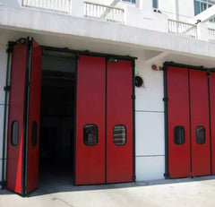 Automatic aluminum folding doors exterior bifold door on China WDMA