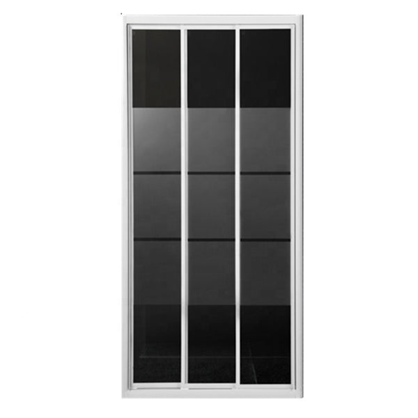 Bathroom glass sliding shower screen 3 panel shower door on China WDMA
