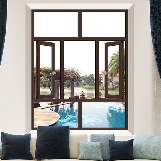 Best Selling Removable Jalousie Glass Double Glazing Sash Casement Blind Windows on China WDMA
