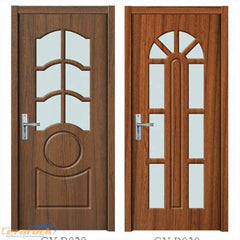 Cerarock PVC MDF Door for Bathroom toliet design with glass on sale on China WDMA