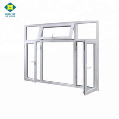 Cheap PVC 4 Panels Double Glaze Open Outside Replacement Casement Windows on China WDMA