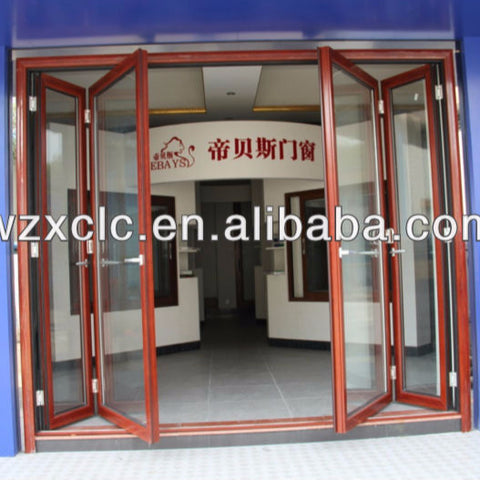 Cheap folding patio doors prices exterior bifold door on China WDMA